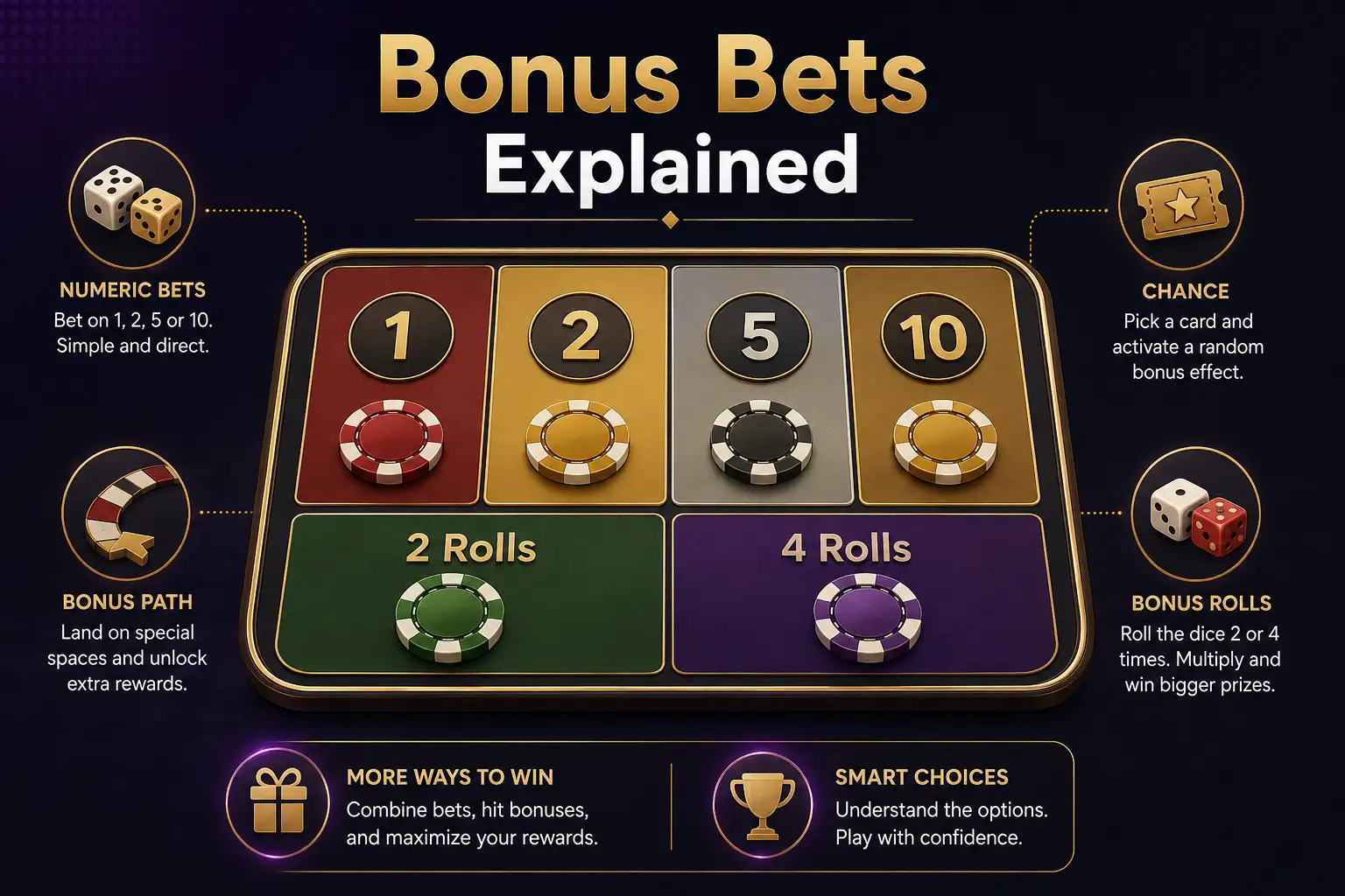 Monopoly bonus bets