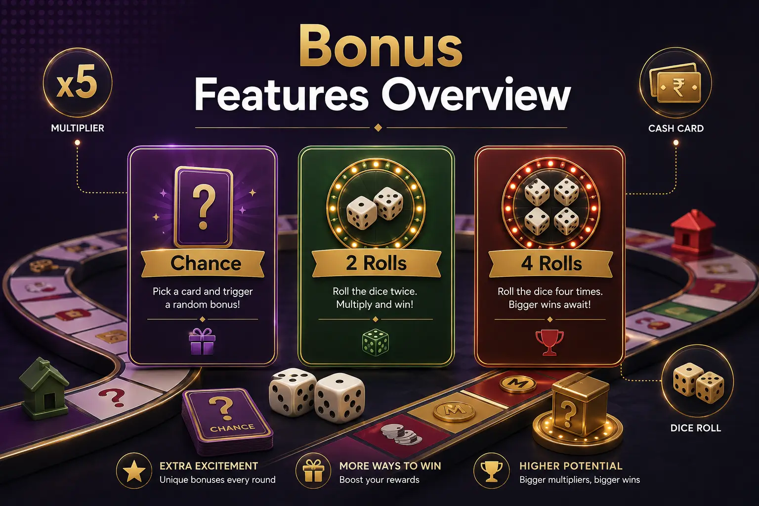 Monopoly bonus features